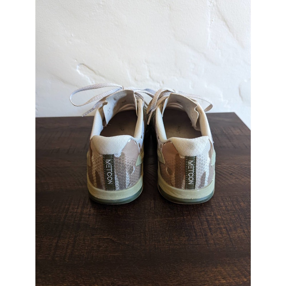 Nike Camo Metcon Athletic Shoes - Tan, Green, Gray - Picture 6 of 10